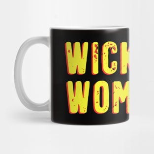 Wicked Woman pulp novel style Mug